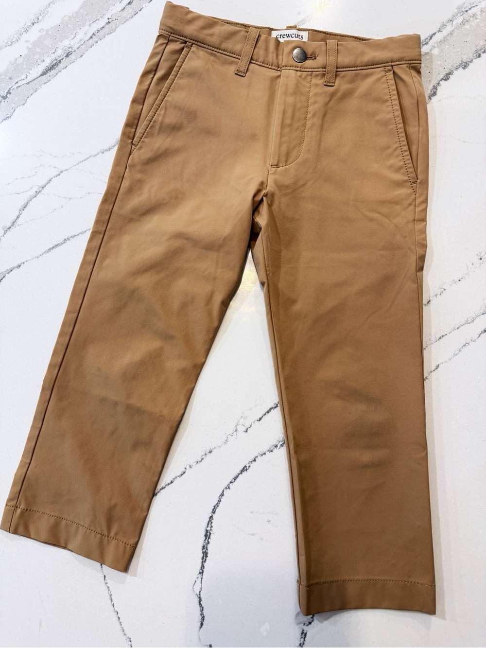 J Crew CrewCuts Boy’s Tan Performance Pants